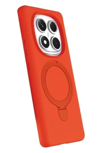 Xiaomi Redmi Note 14 Pro 4G Regal Magsafe Standlı Kapak - Turuncu