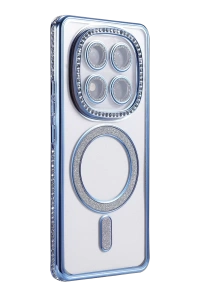Xiaomi Redmi Note 14 Pro 5G Joke Simli Magneticsafe Kılıf - Mavi