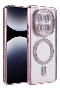 Xiaomi Redmi Note 14 Pro 5G Joke Simli Magneticsafe Kılıf - Pembe
