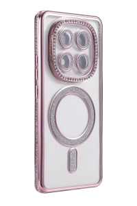 Xiaomi Redmi Note 14 Pro 5G Joke Simli Magneticsafe Kılıf - Pembe