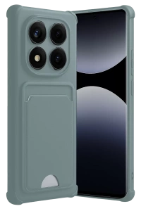 Xiaomi Redmi Note 14 Pro 5G Kelvin Kartvizitli Silikon - Açık Yeşil