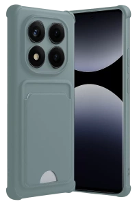 Xiaomi Redmi Note 14 Pro 5G Kelvin Kartvizitli Silikon - Açık Yeşil