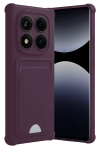 Xiaomi Redmi Note 14 Pro 5G Kelvin Kartvizitli Silikon - Derin Mor