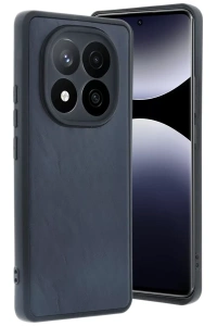 Xiaomi Redmi Note 14 Pro 5G Kılıf Aras Deri Kapak - Lacivert