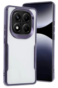 Xiaomi Redmi Note 14 Pro 5G Kılıf Boyi Silikon Kapak - Derin Mor