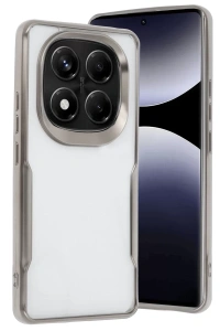 Xiaomi Redmi Note 14 Pro 5G Kılıf Boyi Silikon Kapak - Titan Gri