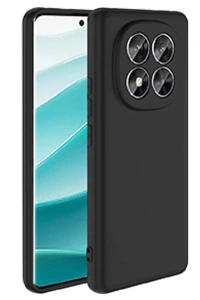 Xiaomi Redmi Note 14 Pro 5G Kılıf Nano içi Kadife Silikon - Siyah