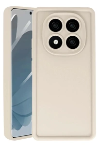Xiaomi Redmi Note 14 Pro 5G Kılıf Viera Silikon - Krem