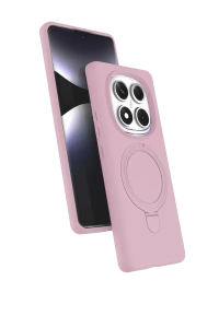Xiaomi Redmi Note 14 Pro 5G Regal Magsafe Standlı Kapak - Açık Pembe