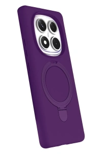 Xiaomi Redmi Note 14 Pro 5G Regal Magsafe Standlı Kapak - Derin Mor