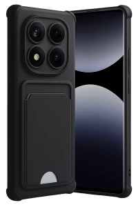 Xiaomi Redmi Note 14 Pro Plus Kelvin Kartvizitli Silikon - Siyah