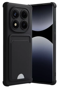 Xiaomi Redmi Note 14 Pro Plus Kelvin Kartvizitli Silikon - Siyah