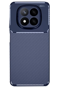 Xiaomi Redmi Note 14 Pro Plus Kılıf Auto Focus Karbon Kapak - Lacivert