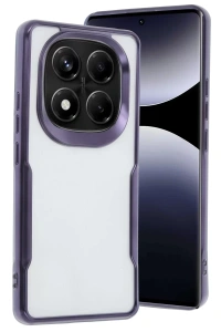 Xiaomi Redmi Note 14 Pro Plus Kılıf Boyi Silikon Kapak - Derin Mor
