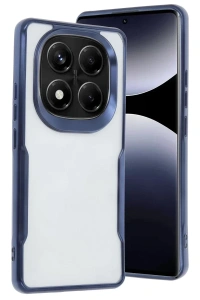 Xiaomi Redmi Note 14 Pro Plus Kılıf Boyi Silikon Kapak - Lacivert