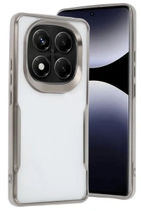 Xiaomi Redmi Note 14 Pro Plus Kılıf Boyi Silikon Kapak - Titan Gri