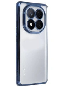 Xiaomi Redmi Note 14 Pro Plus Kılıf Lensli Silikon - Lacivert