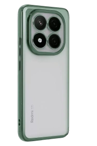Xiaomi Redmi Note 14 Pro Plus Kılıf Lensli Silikon - Yeşil