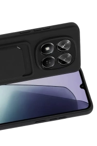 Xiaomi Redmi Note 15 4G Kelvin Kartvizitli Silikon - Siyah