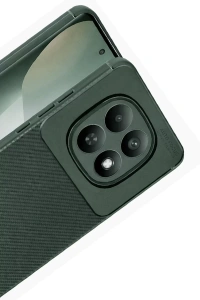 Xiaomi Redmi Note 15 Pro 4G Auto Focus Karbon Kapak - Koyu Yeşil