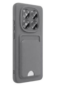 Xiaomi Redmi Note 15 Pro 4G Kelvin Kartvizitli Silikon - Gri