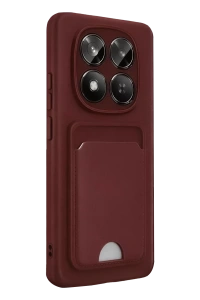 Xiaomi Redmi Note 15 Pro 5G Kelvin Kartvizitli Silikon - Bordo