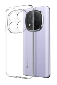 Xiaomi Redmi Note 15 Pro 5G Lüx Şeffaf Silikon - Şeffaf