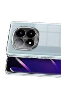 Xiaomi Redmi Note 15 Pro 5G Lüx Şeffaf Silikon - Şeffaf