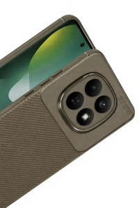 Xiaomi Redmi Note 15 Pro Plus 5G Auto Focus Karbon Kapak - Kahverengi