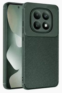 Xiaomi Redmi Note 15 Pro Plus 5G Auto Focus Karbon Kapak - Koyu Yeşil