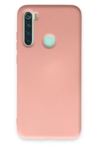Xiaomi Redmi Note 8 Kılıf Nano içi Kadife Silikon - Pudra
