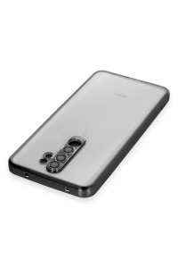 Xiaomi Redmi Note 8 Pro Kılıf Lensli Silikon - Siyah