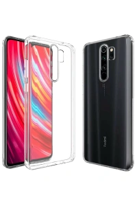 Xiaomi Redmi Note 8 Pro Kılıf Lüx Şeffaf Silikon