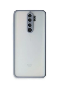 Xiaomi Redmi Note 8 Pro Kılıf Montreal Silikon Kapak - Gri