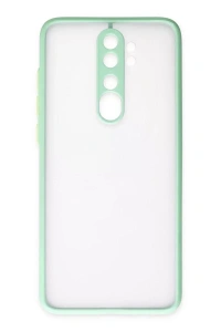 Xiaomi Redmi Note 8 Pro Kılıf Montreal Silikon Kapak - Turkuaz