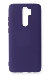 Xiaomi Redmi Note 8 Pro Kılıf Nano içi Kadife Silikon - Mor