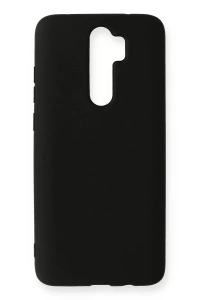 Xiaomi Redmi Note 8 Pro Kılıf Nano içi Kadife Silikon - Siyah