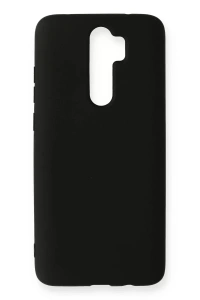 Xiaomi Redmi Note 8 Pro Kılıf Nano içi Kadife Silikon - Siyah