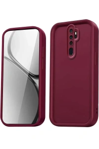 Xiaomi Redmi Note 8 Pro Kılıf Viera Silikon - Bordo
