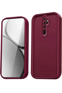 Xiaomi Redmi Note 8 Pro Kılıf Viera Silikon - Bordo