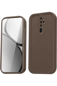 Xiaomi Redmi Note 8 Pro Kılıf Viera Silikon - Kahverengi