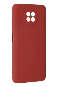 Xiaomi Redmi Note 9 5G Kılıf Nano içi Kadife Silikon - Kiremit
