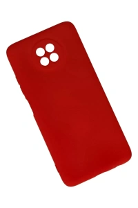 Xiaomi Redmi Note 9 5G Kılıf Nano içi Kadife Silikon - Kırmızı