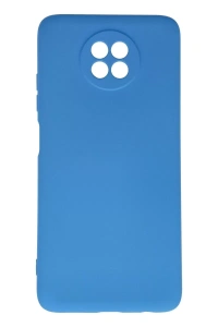 Xiaomi Redmi Note 9 5G Kılıf Nano içi Kadife Silikon - Mavi