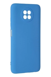 Xiaomi Redmi Note 9 5G Kılıf Nano içi Kadife Silikon - Mavi
