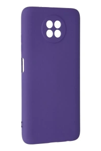 Xiaomi Redmi Note 9 5G Kılıf Nano içi Kadife Silikon - Mor