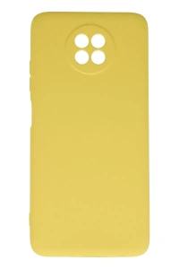 Xiaomi Redmi Note 9 5G Kılıf Nano içi Kadife Silikon - Sarı