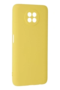 Xiaomi Redmi Note 9 5G Kılıf Nano içi Kadife Silikon - Sarı