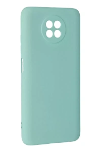 Xiaomi Redmi Note 9 5G Kılıf Nano içi Kadife Silikon - Turkuaz