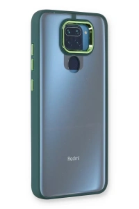 Xiaomi Redmi Note 9 Kılıf Dora Kapak - Haki Yeşil